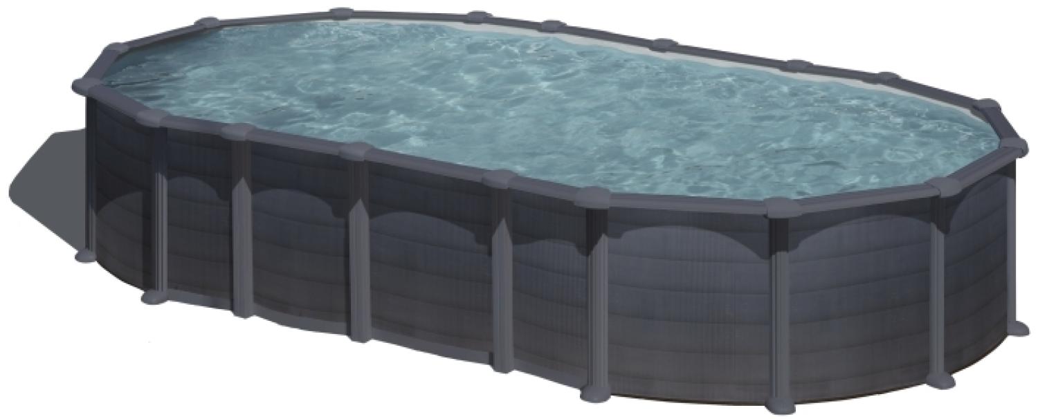 Capri Stahlwandpool Oval 730 x 375 x 132 cm Bild 1