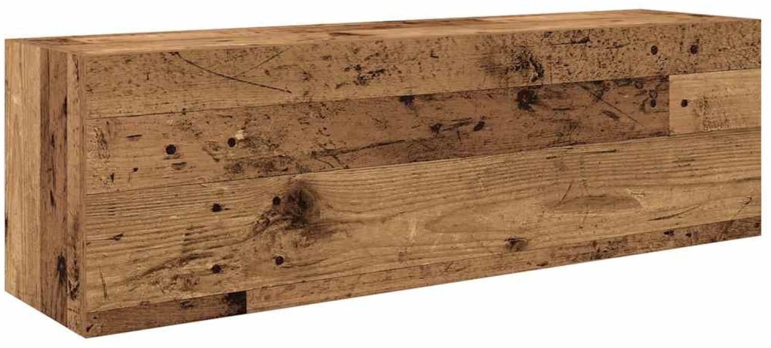Bad-Wandschrank Altholz-Optik 100 x 25 x 30 cm Holzwerkstoff Bild 1