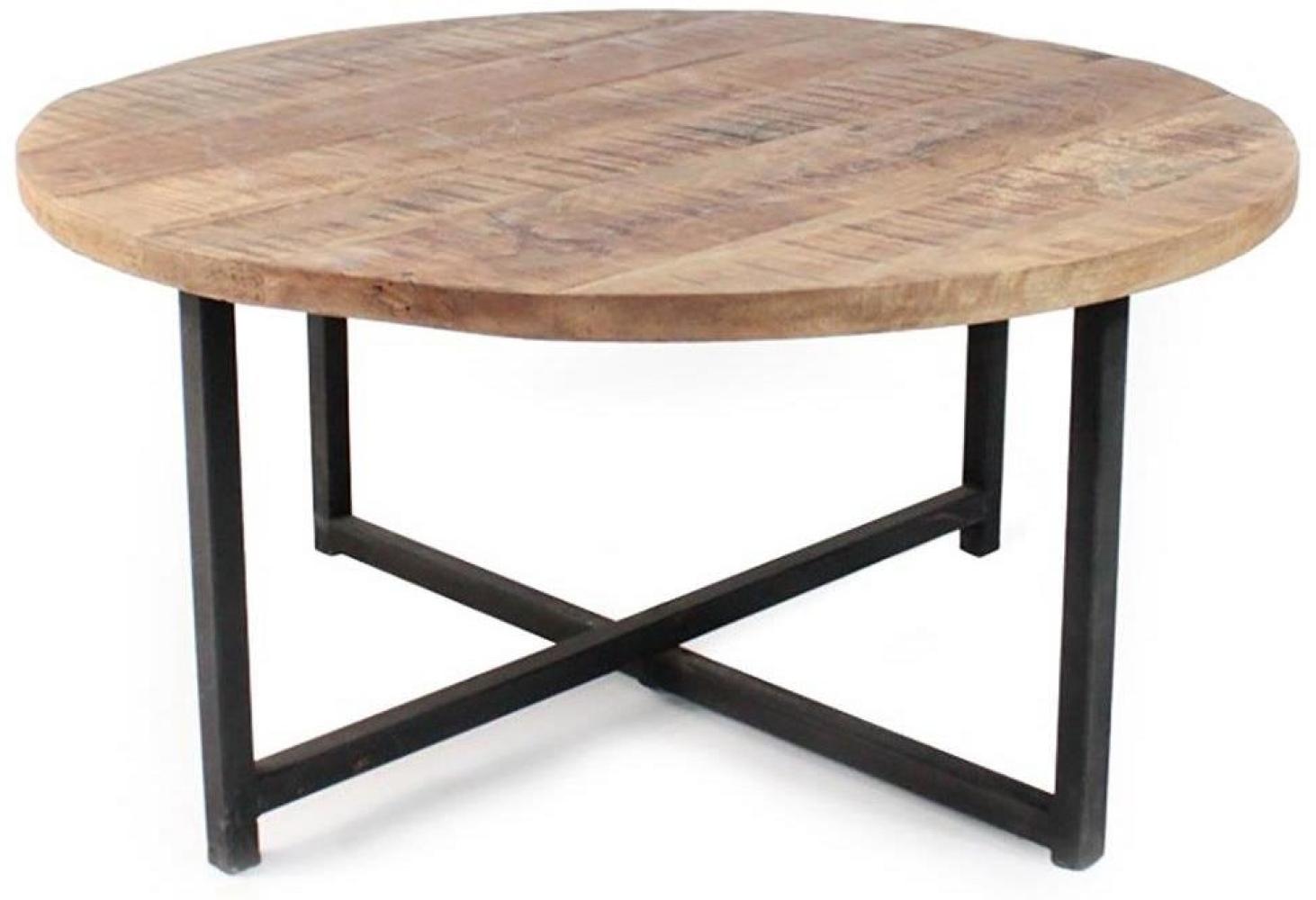 LABEL51 Couchtisch Dex Industrial Style Rund Ø 80 cm Bild 1