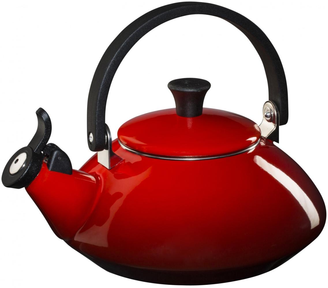 Le Creuset Wasserkessel Zen Kirschrot Bild 1