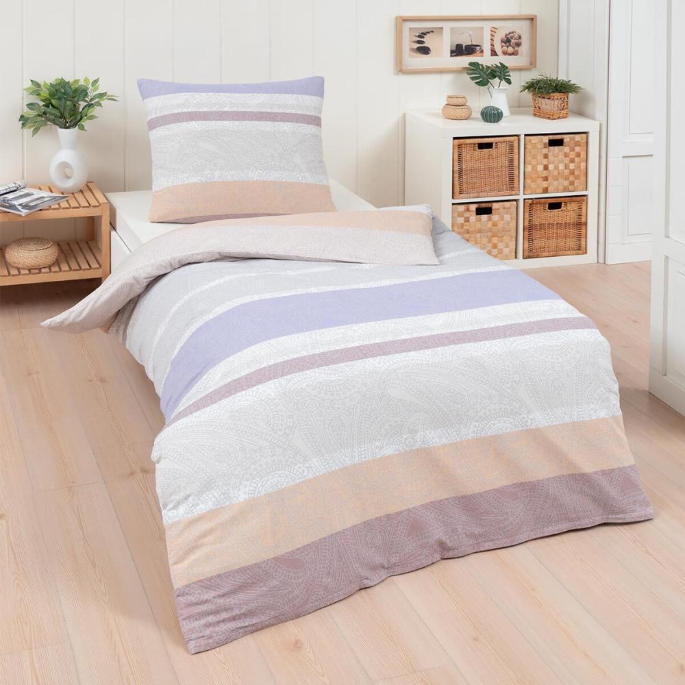 Traumschlaf Flanell Bettwäsche Sevilla|240x220 cm + 2x 80x80 cm Bild 1