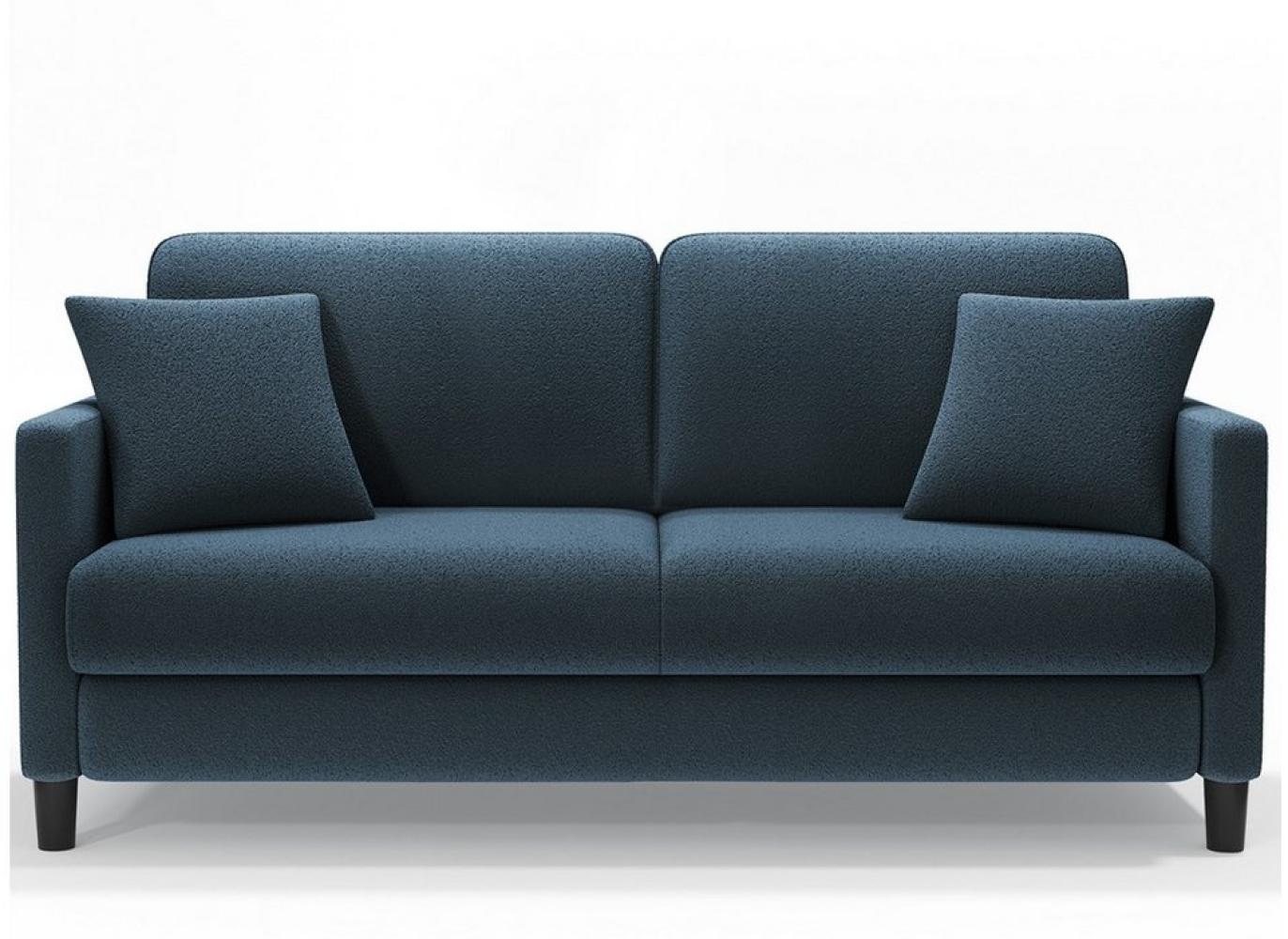 NAIMP Big-Sofa 2/3-SitzerTeddy Fleece Werkzeugfreier Aufbau Sofas für Wohnzimmer, mit Federkern Bild 1