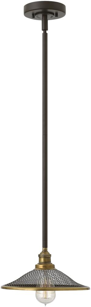 Elstead Lighting Rigby 1-Light Pendelleuchte Bronze 1-flammig E27 Bild 1