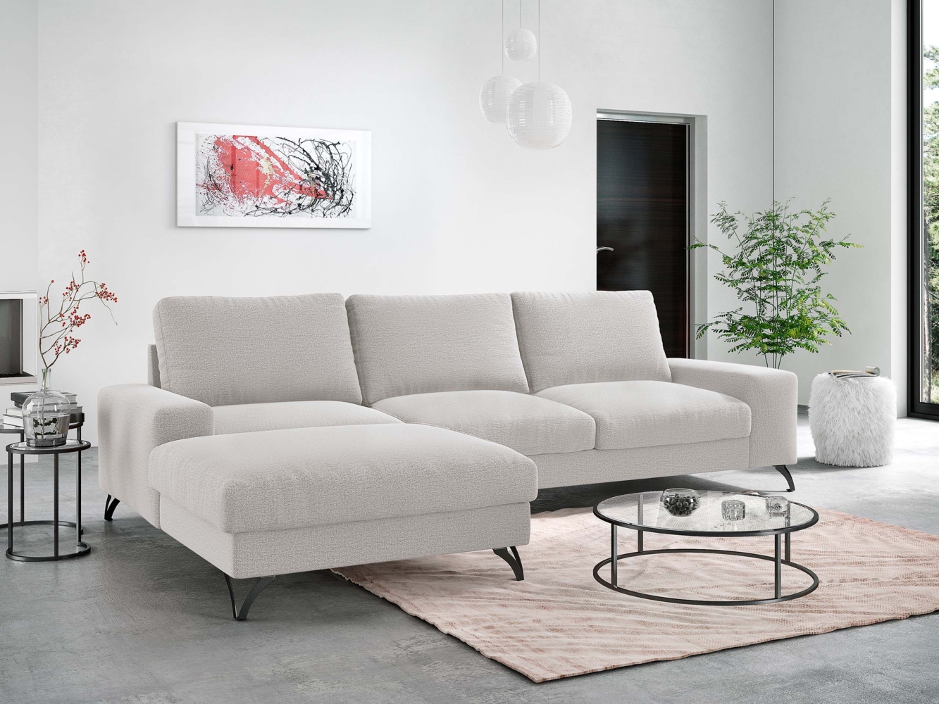 Ecksofa Oddo (Farbe: Verita 80, Seite: Links - L1F+L2F+R4) Bild 1