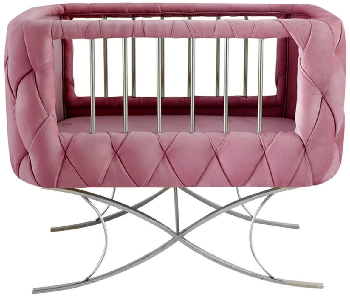 Bellochi | Babybett-Pink x Crom Bild 1