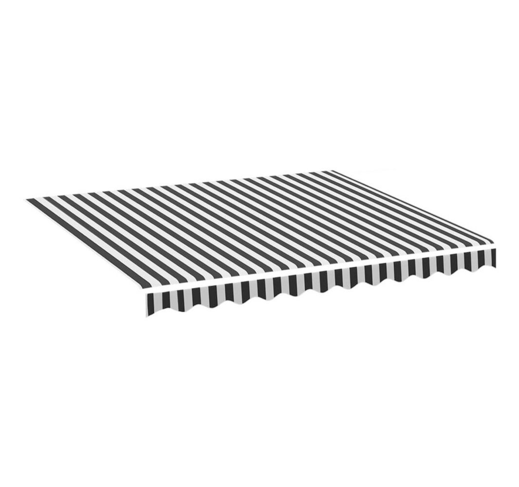 DOTMALL Markise Markisenbespannung Anthrazit und Weiß 3x2,5 m Bild 1