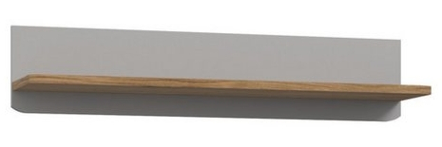 FORTE Surfinio Wandpaneel, Holzwerkstoff, Grau/Braun, 110 x 22,8 x 21,9 cm Bild 1