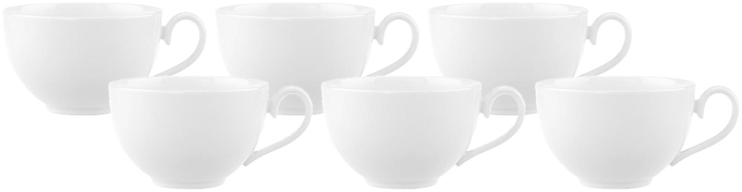 Villeroy & Boch Royal Kaffeeobertasse weiß 260 ml 6er Set - DS Bild 1