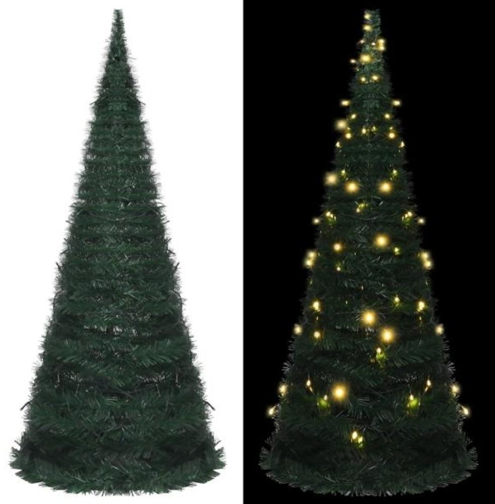 vidaXL Künstlicher Pop-Up-Weihnachtsbaum mit Beleuchtung Grün 210 cm 321525 Bild 1