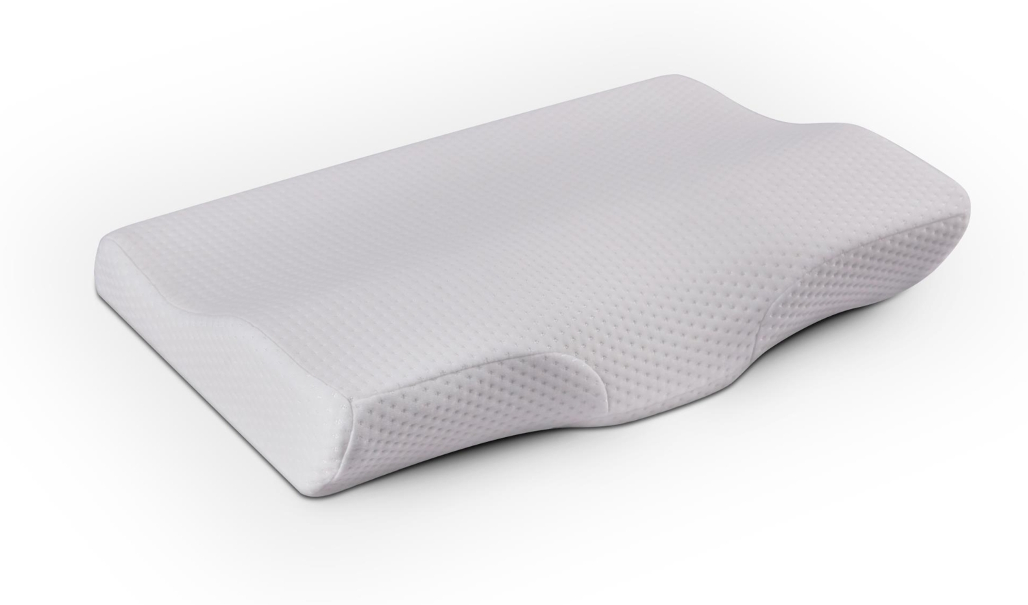 Nackenstützkissen 36 x 57 x 10 cm - Memory Foam Kopfkissen, Orthopädisches Ergonomisches Nackenkissen mit abnehmbaren Bezug - ÖKO TEX Bild 1