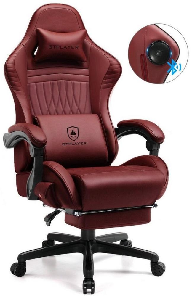 GTPLAYER Gaming-Stuhl ergonomischer Bürostuhl mit HIFI Stereo Lautsprecher, Verbindungsarmlehen beeindrukende Klang-atmosphäre Bild 1