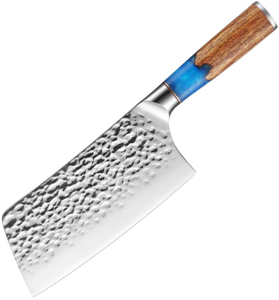 Muxel Chinesisches Kochmesser, Holz / Stahl, 17,9 cm Klinge, 57 HRC Bild 1