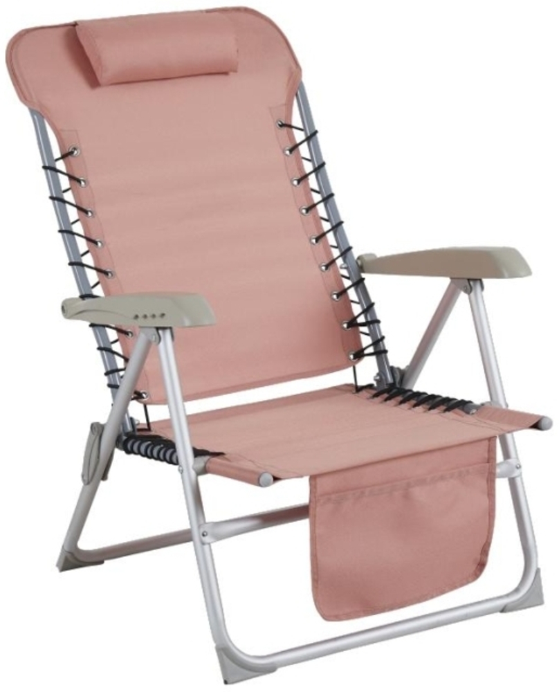 Strandstuhl Ulrika mit Armlehne, Pink Bild 1