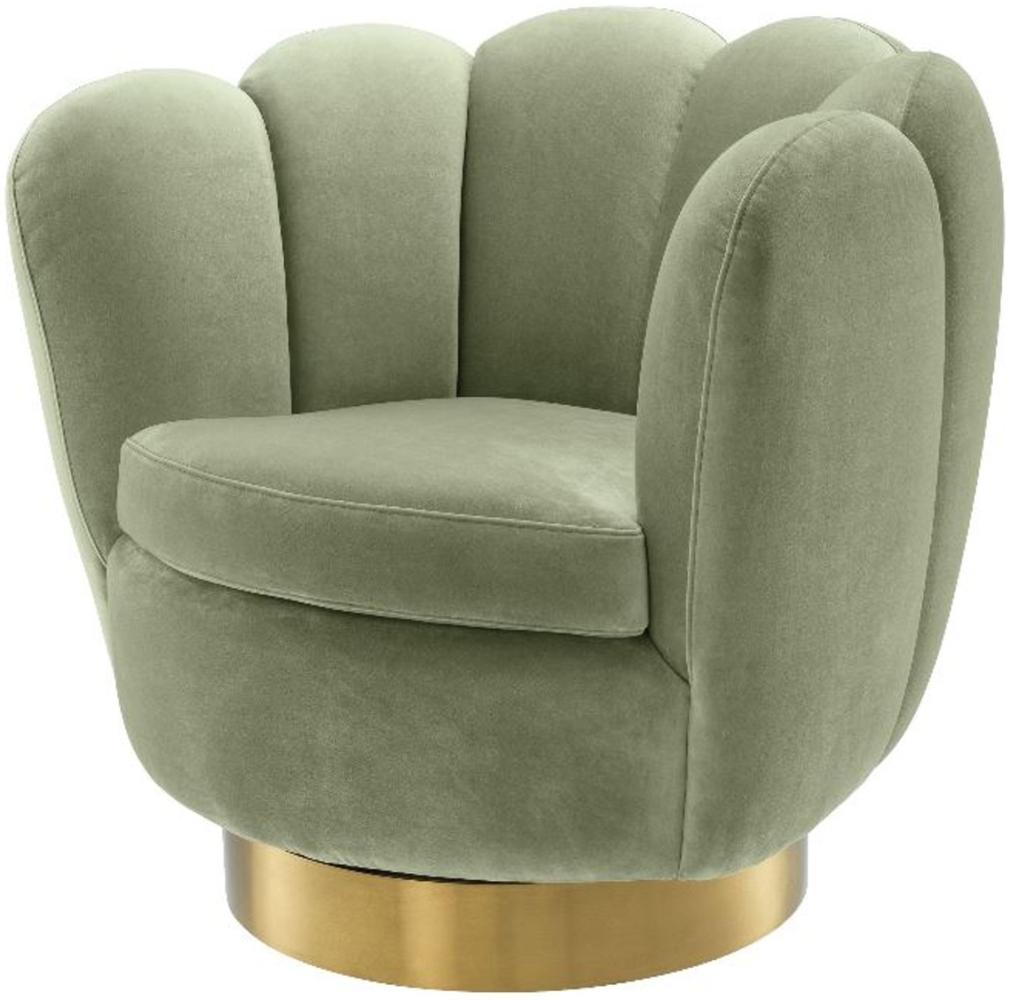 EICHHOLTZ Swivel Sessel Mirage Savona Pistache Green Velvet Bild 1