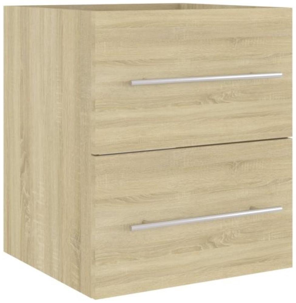 vidaXL Waschbeckenunterschrank Sonoma-Eiche 41x38,5x48cm Holzwerkstoff 804686 Bild 1