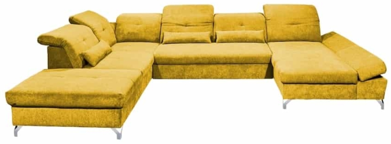 Wohnlandschaft Melfi von Ed Exciting Design – Modernes U-Form Sofa mit Schlaffunktion und Bettkasten Bild 1