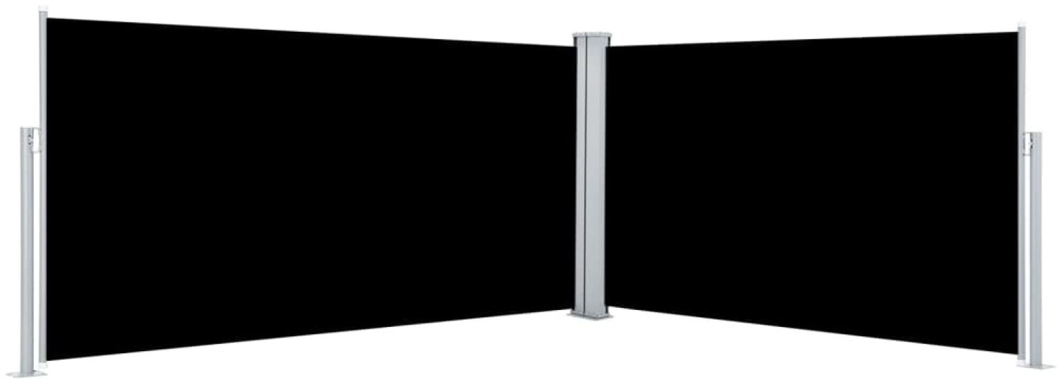 vidaXL Seitenmarkise Ausziehbar Schwarz 160x600 cm 317994 Bild 1