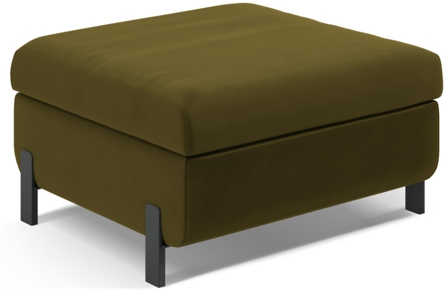 Micadoni Hocker Gloria 1-Sitzer Samt Grün Bild 1
