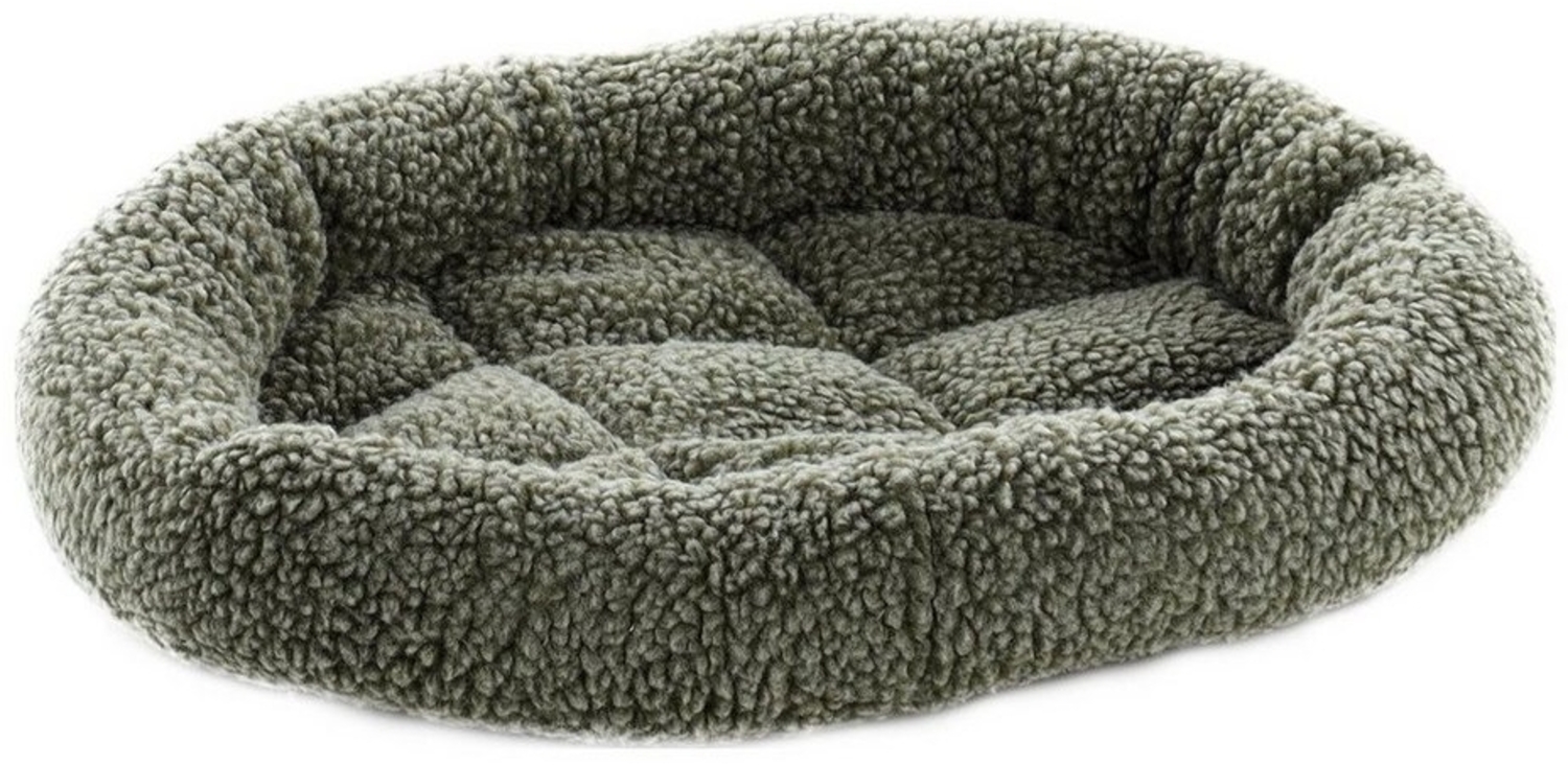 Flamingo Tierkissen Kissen Sherpa oval braun Bild 1