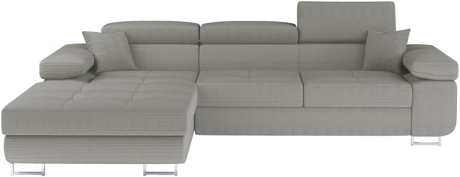 Ecksofa Armando in Cord 289x203 cm mit Schlaffunktion – Eltap Jarell Bild 1