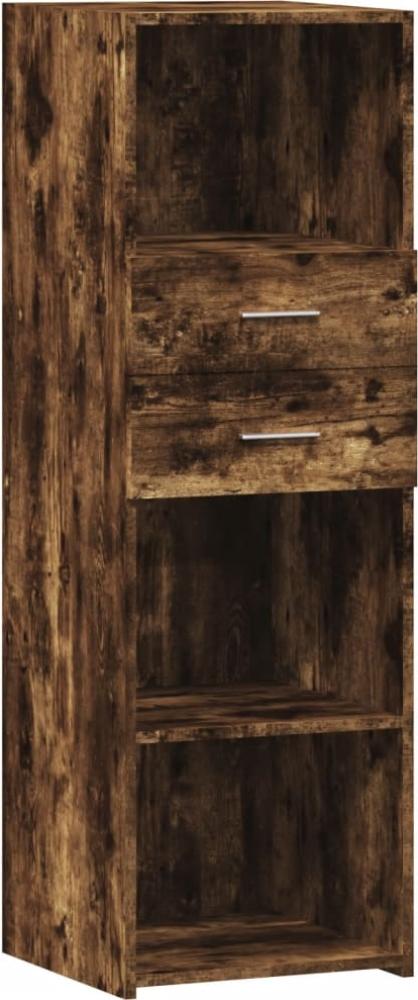 vidaXL Highboard Räuchereiche 40x42,5x124 cm Holzwerkstoff 846163 Bild 1