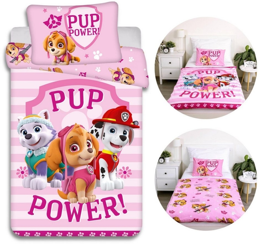 Sarcia. eu Kinderbettwäsche Paw Patrol Skye Zip Bettwäscheset, Baby, Baumwolle 100x135 cm Bild 1