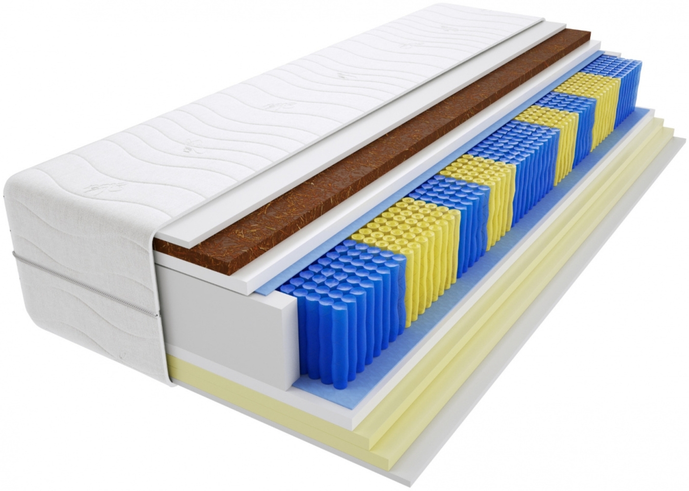 Taschenfederkernmatratze Sens Multitaschen 80x200 cm H1 | H3 Bild 1