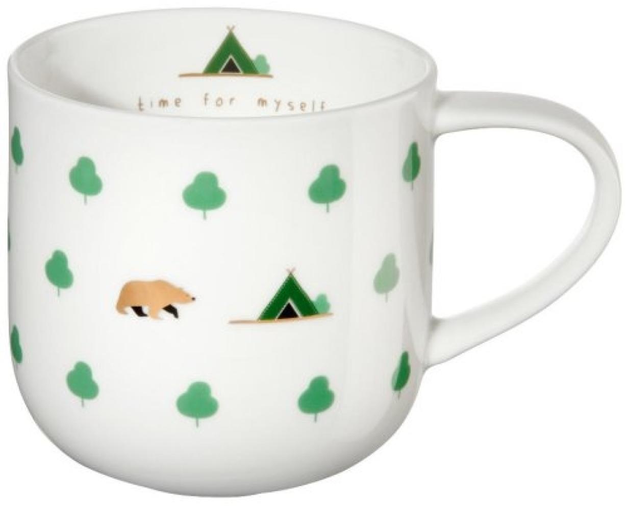 Asa Henkelbecher Coppa Happy Mug time for myself Grün (400ml) 19468014 Bild 1