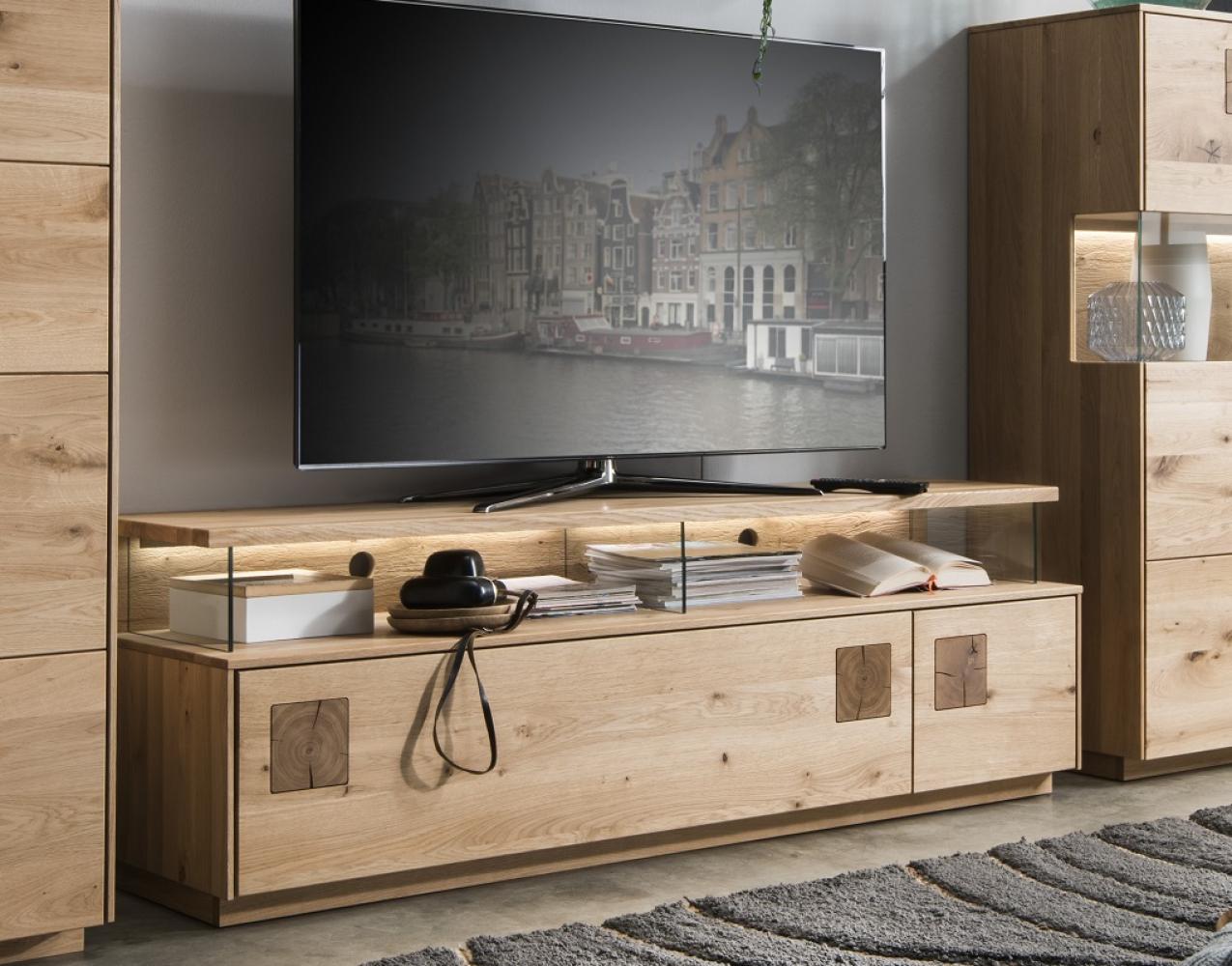 TV Board 170x56cm 'Monza' Wildeiche geölt Bild 1