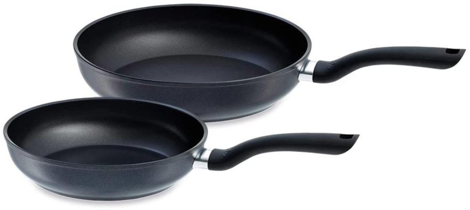 Fissler Cenit Induktion Pfannenset 24 cm/28 cm, Bratpfannen, Pfanne, Stielpfanne, Aluminium, Schwarz, 045 301 02 100 0 Bild 1
