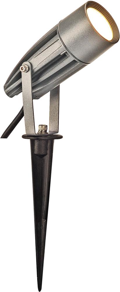 SLV SYNA Outdoor Spiessleuchte, LED, 3000K, silber-grau, 230V, 8,6W - Leuchtenserien (Outdoor) Bild 1