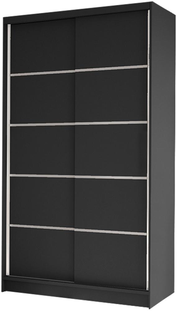 Schiebetürenschrank Camtalo IV (Farbe: Schwarz) Bild 1