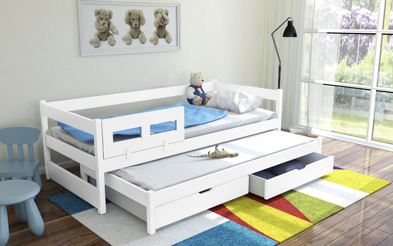 Stylefy Morle Funktionsbett Weiß Bild 1