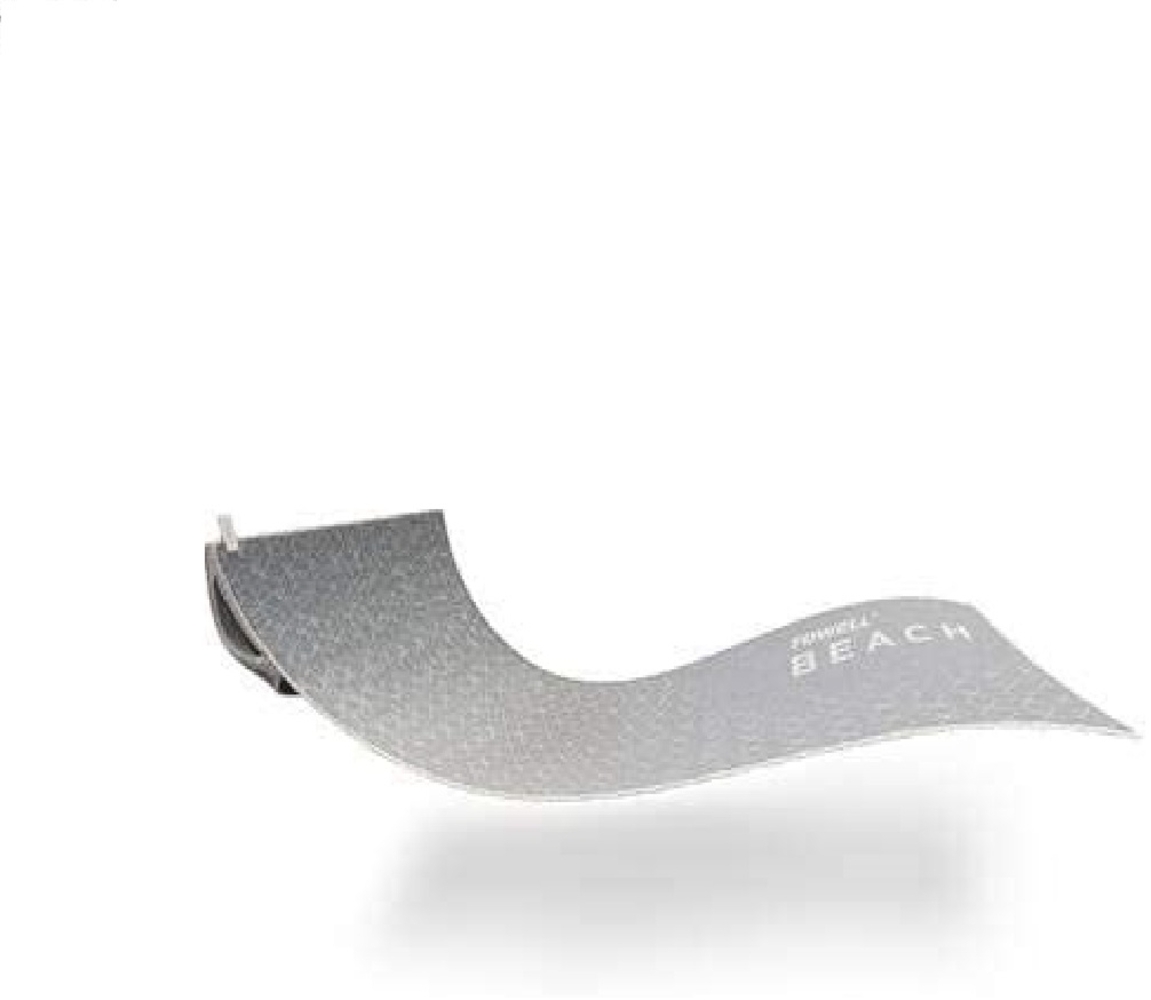 Stryve | TOWELL +Beach | großes Strandhandtuch 180 x 90 cm | perfekt für den Urlaub | mit integrierter Tasche | in Grau, Blau, Peach Bild 1