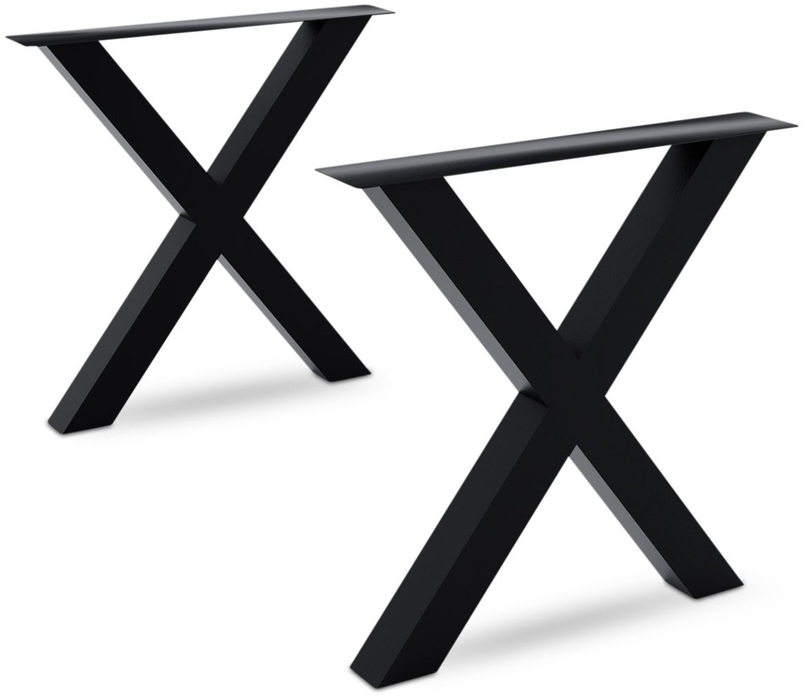 Tischgestell Danuta 76x74 Metall Schwarz Bild 1