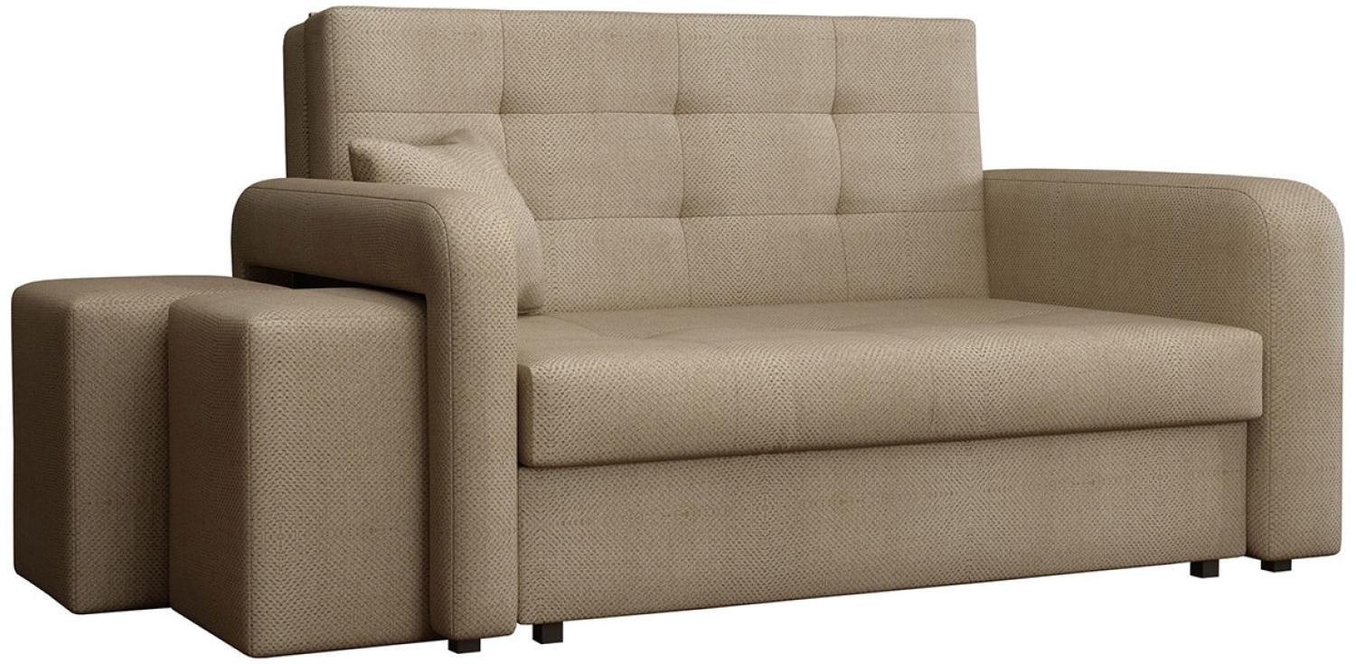 Schlafsofa Viva Home II, Nische für Hocker auf der linken Seite, Farbe: Enjoy 2 Bild 1