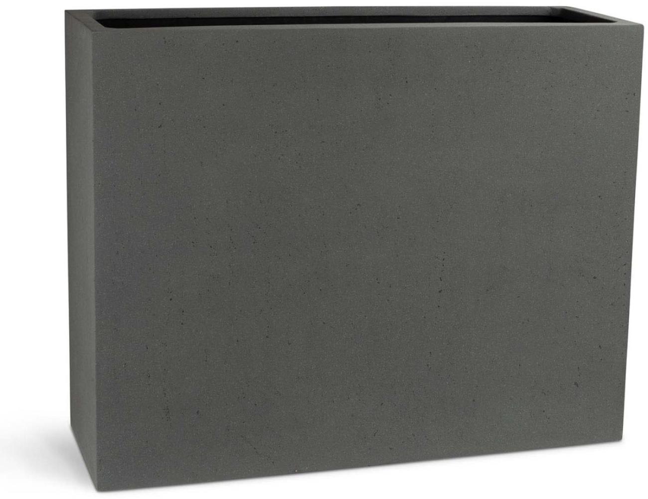 Pflanzkasten Polystone Divide - Grau - 100 x 80 x 35cm Bild 1