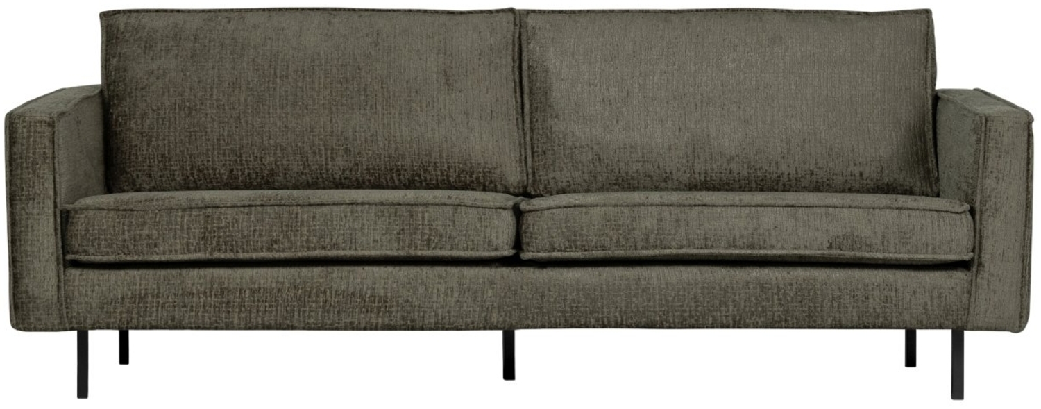 Sofa Rodeo 2,5 Sitzer aus Struktursamt, Frost Bild 1