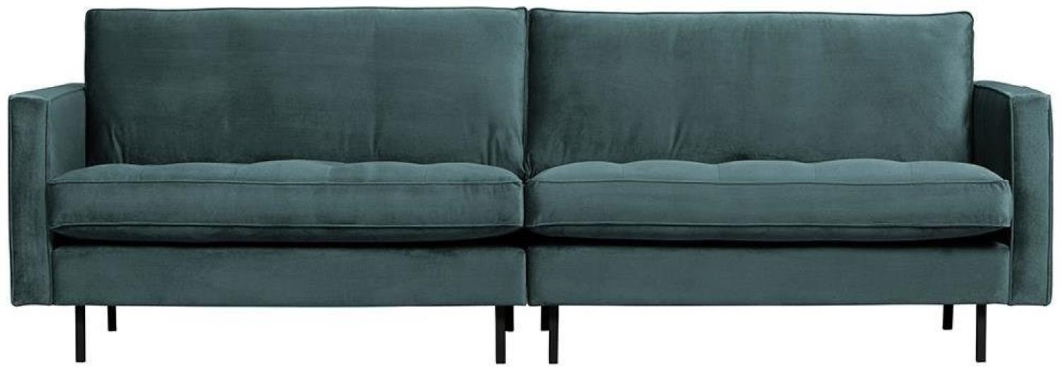 BePureHome Rodeo Classic Sofa Türkis 3 Sitzer Bild 1