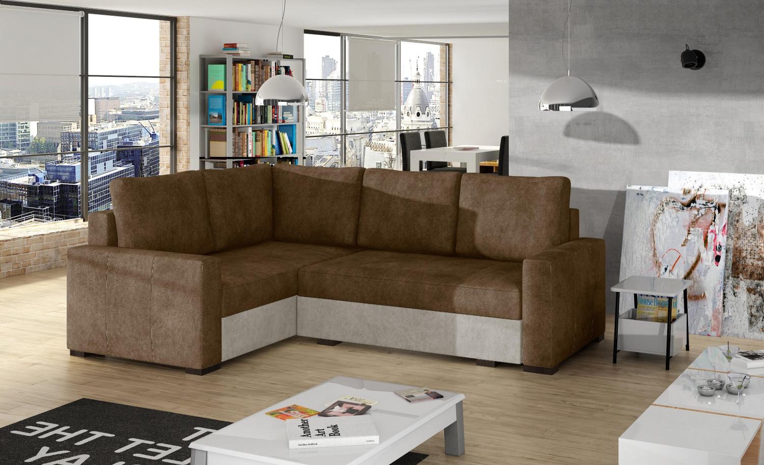 Wohnideebilder Corona Braun Ecksofas & Eckcouches Cor_10 Bild 1