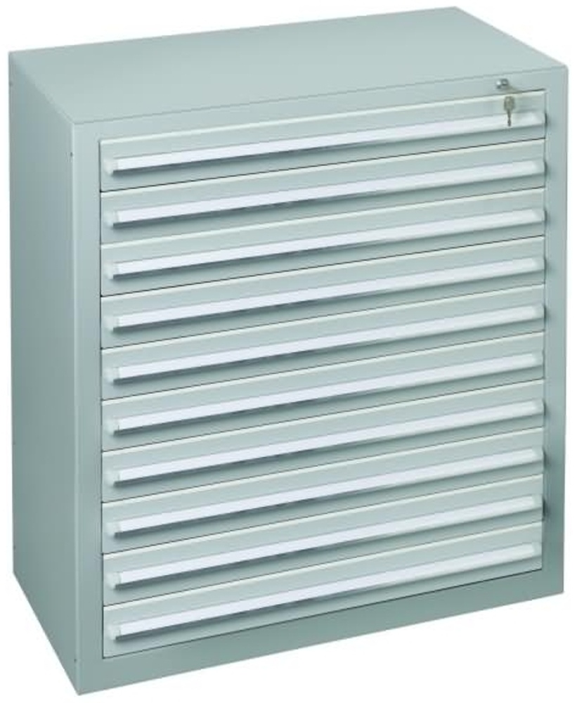 Schulte Schubladenblock 36268 110cm 10 Schübe lichtgrau/lichtgrau Bild 1