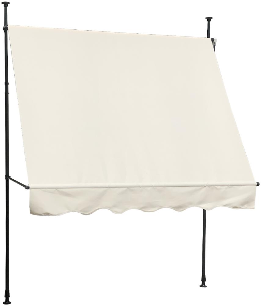 SVITA Klemmmarkise 200x120cm 180g/m² Balkonmarkise Sonnenschutz Markise Beige Bild 1