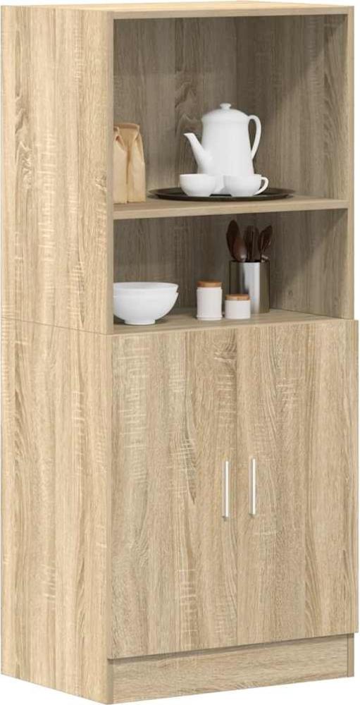 vidaXL Küchenschrank Sonoma-Eiche 57x41,5x131,5 cm Holzwerkstoff 860123 Bild 1