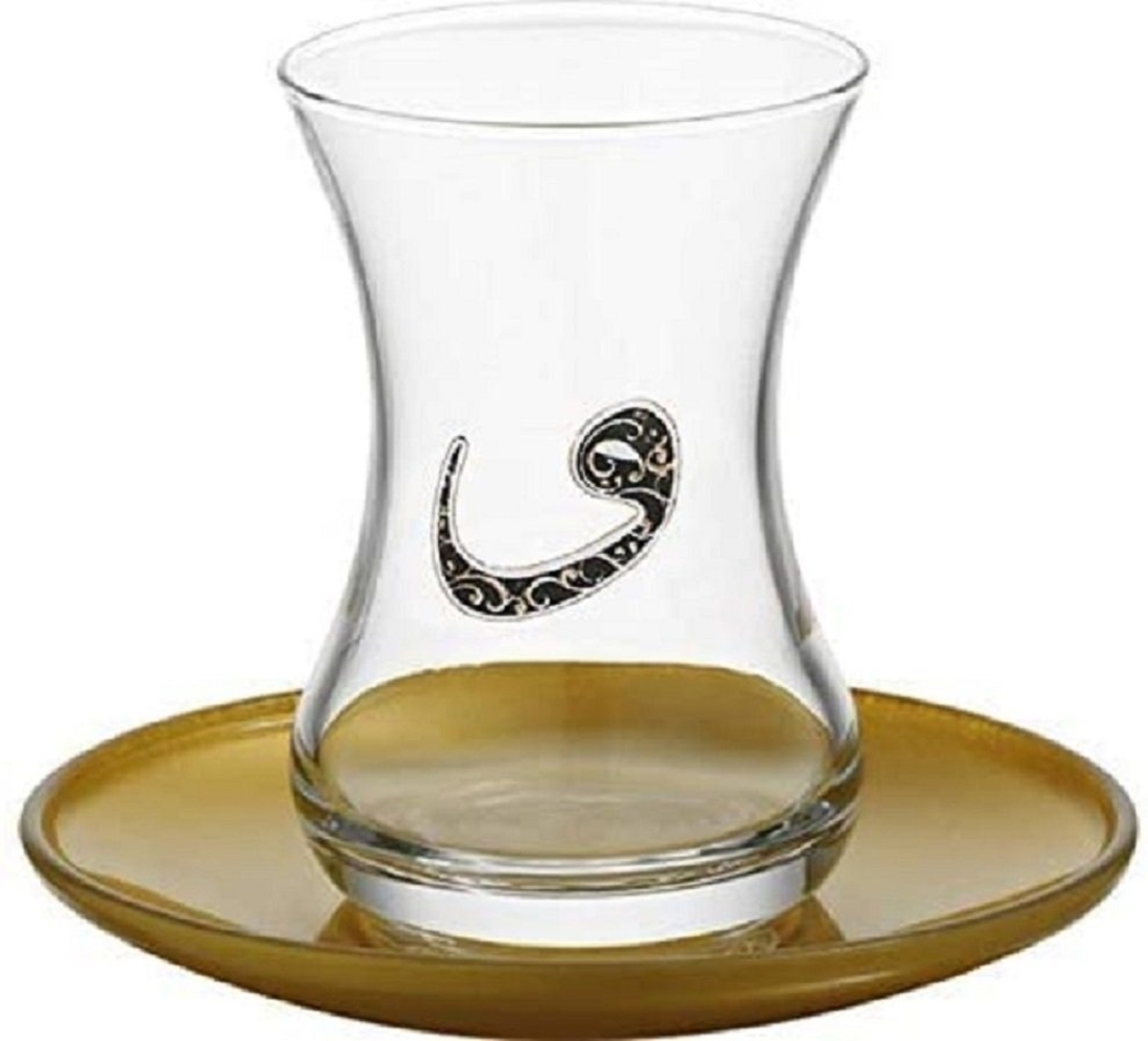 LAV Teeglas 12tlg. LAV "VAV" Türkische Premium Teegläser Set 12-Teilig Gläser Cay, Glas Bild 1