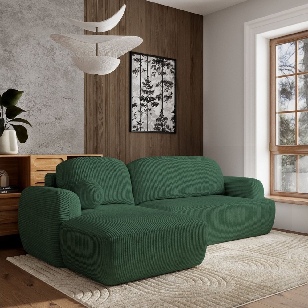 Masseno Ecksofa MODENZA mit Schlaffunktion L-Form, Sofa mit Bettkasten Bild 1