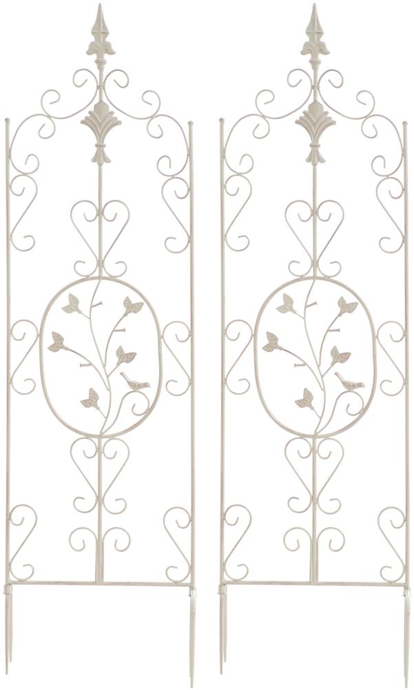 CLP 2er Set Rankgitter Burgus aus Eisen,antik-creme Bild 1