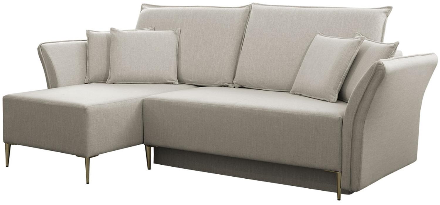 Ecksofa Mokoli (Farbe: Terra 7, Füße: Gold) Bild 1