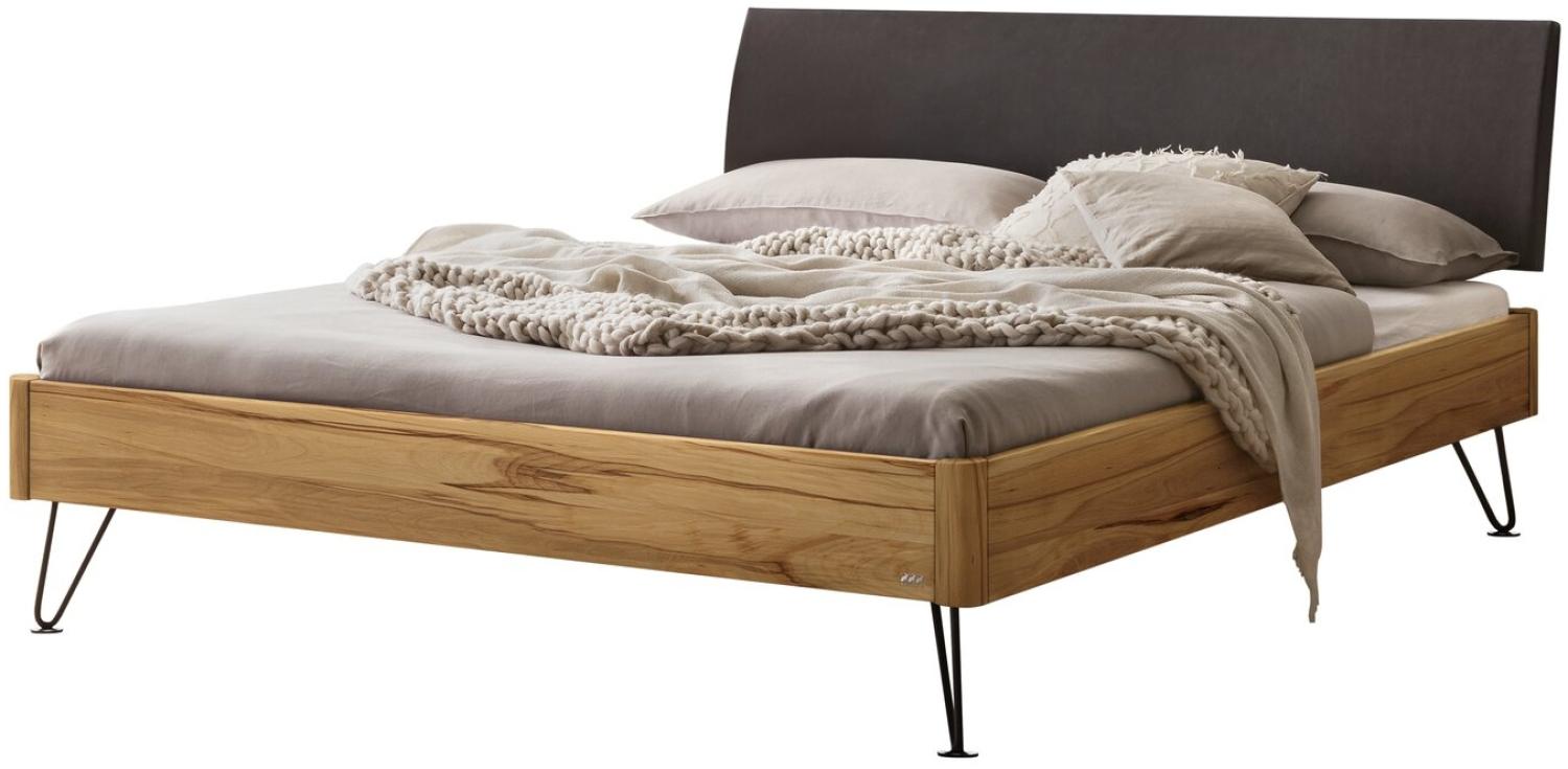 Hasena Lounge Lugano 140x210 Wildbuche natur, geölt Massivholzbett Bild 1