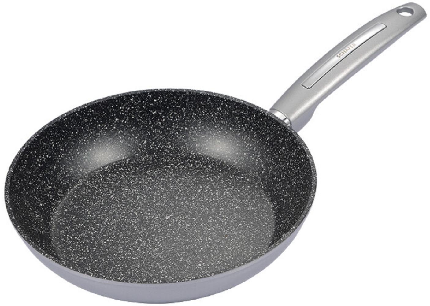 Schäfer Pfannen Hochwertiges Kochgeschirr – Für Perfektes Kochen und Braten Bratpfanne Ø28cm Metallic Silver Bild 1