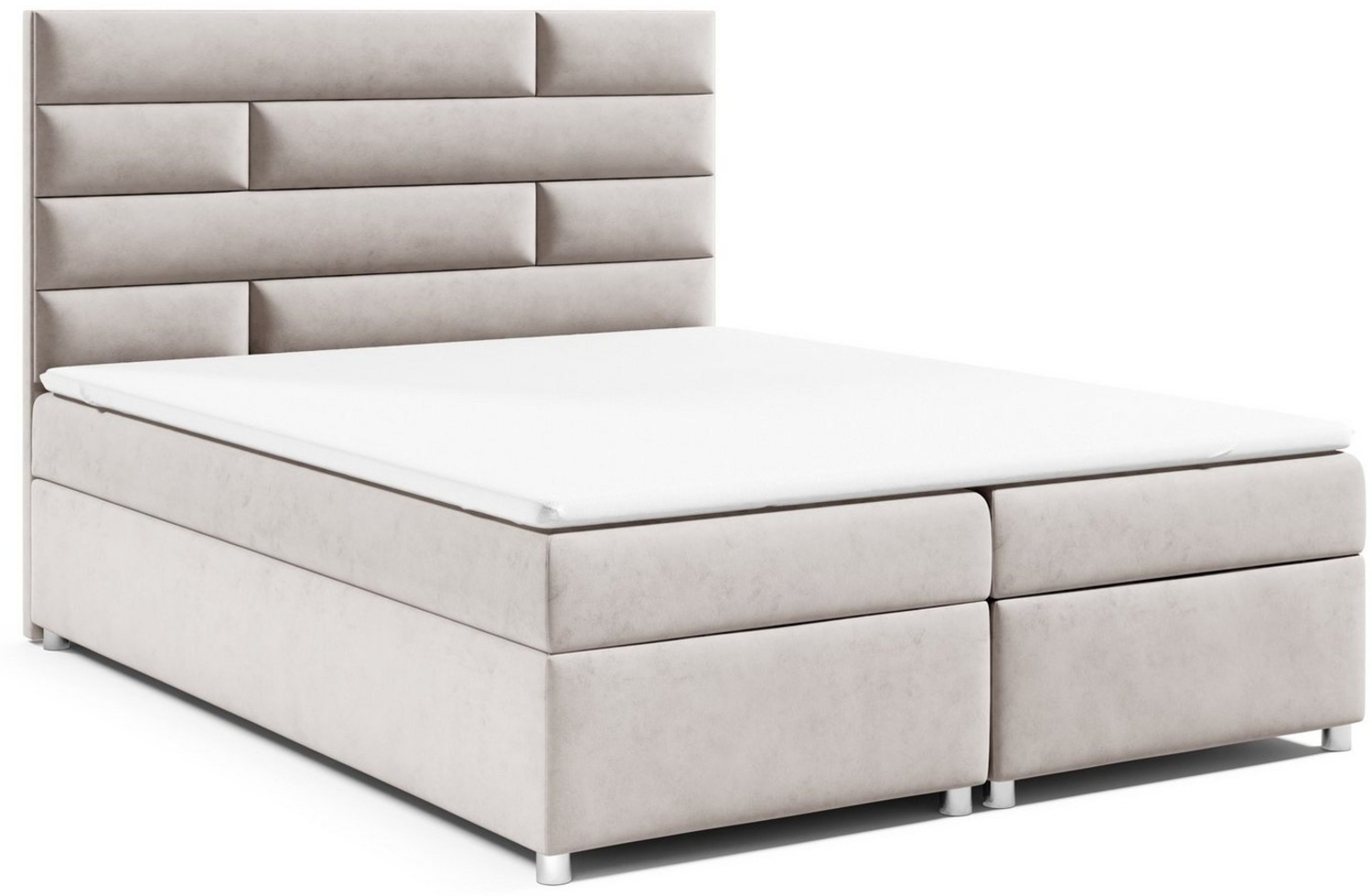 Best for Home Boxspringbett mit Bettkasten Trinity K-5 Bonellfederkern inkl. 7 cm Topper (140x200 160x200 180x200 200x200 cm), Handwerksqualität, TOP Preis-Leistungs-Verhältnis Bild 1